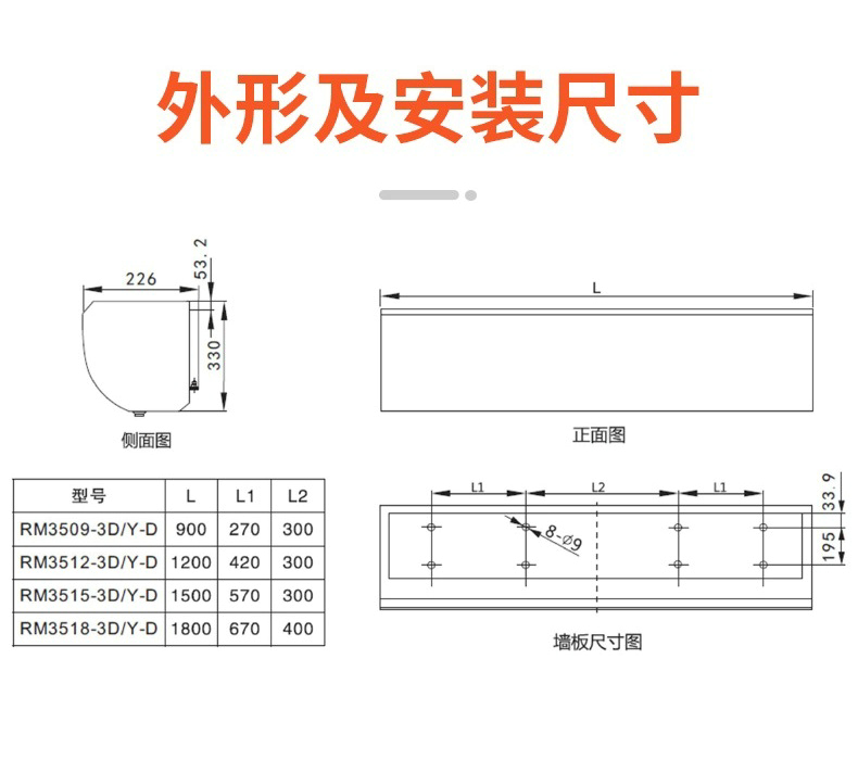 绿岛风离心式电热风幕机-23