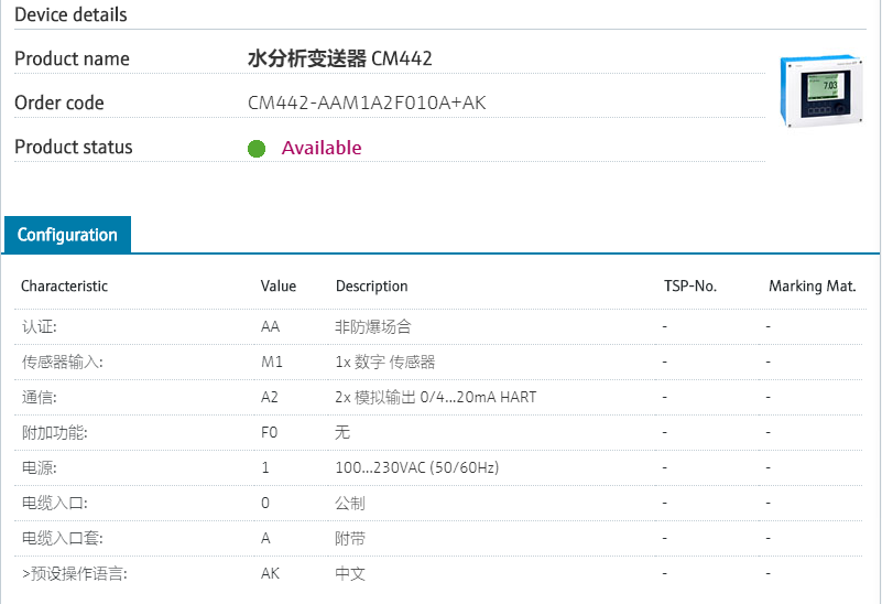 CM442-AAM1A2F010A-AK