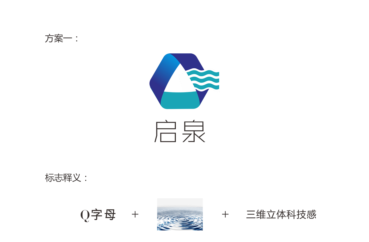 启泉泵业logo设计