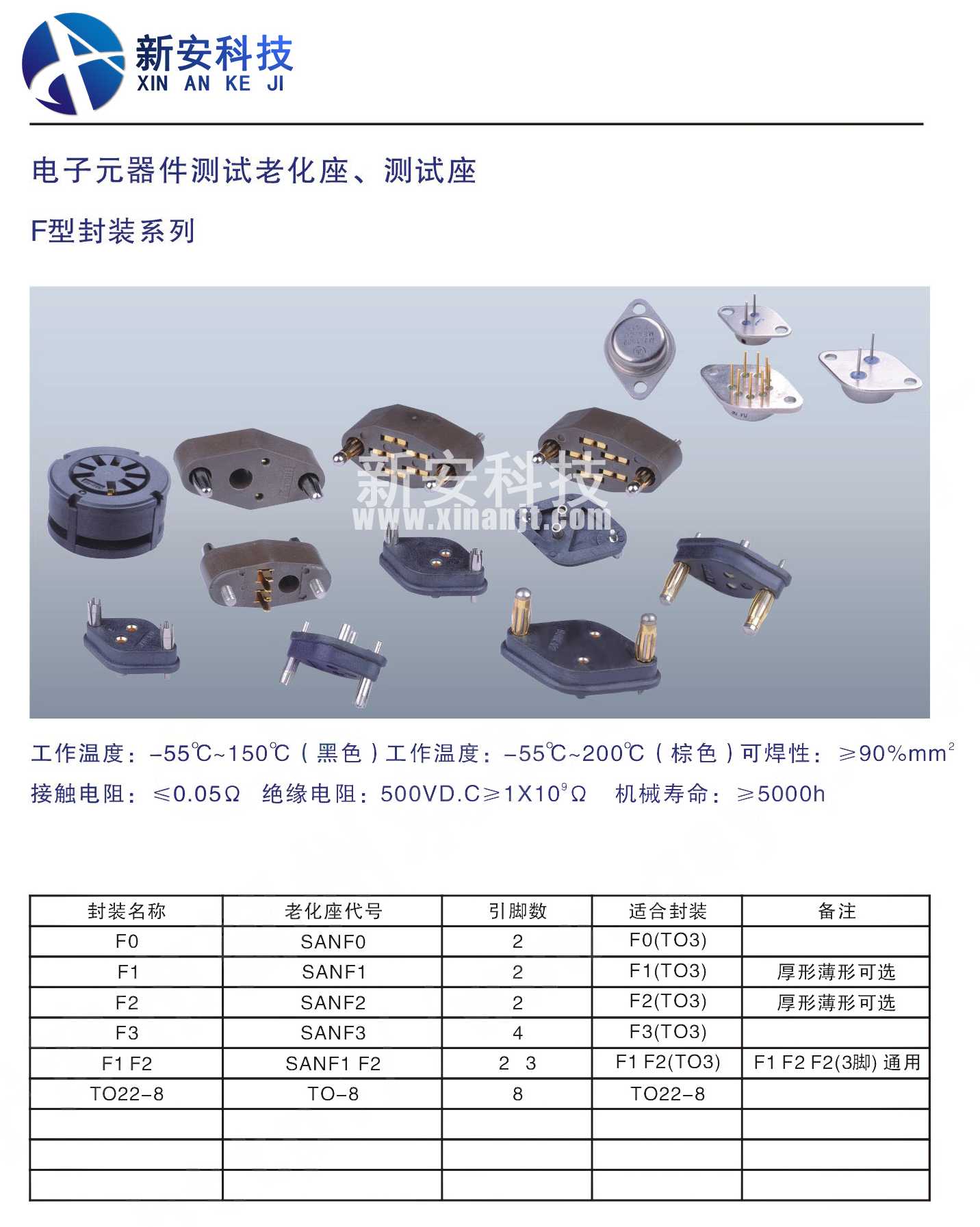 F型封装系列