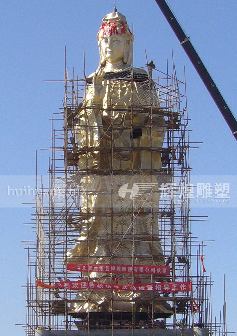 甘肃山丹大佛寺铸铜观音像-辉煌雕塑-工程案例-102