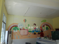 儿童医院卡通彩绘 成都墙绘成都墙画
