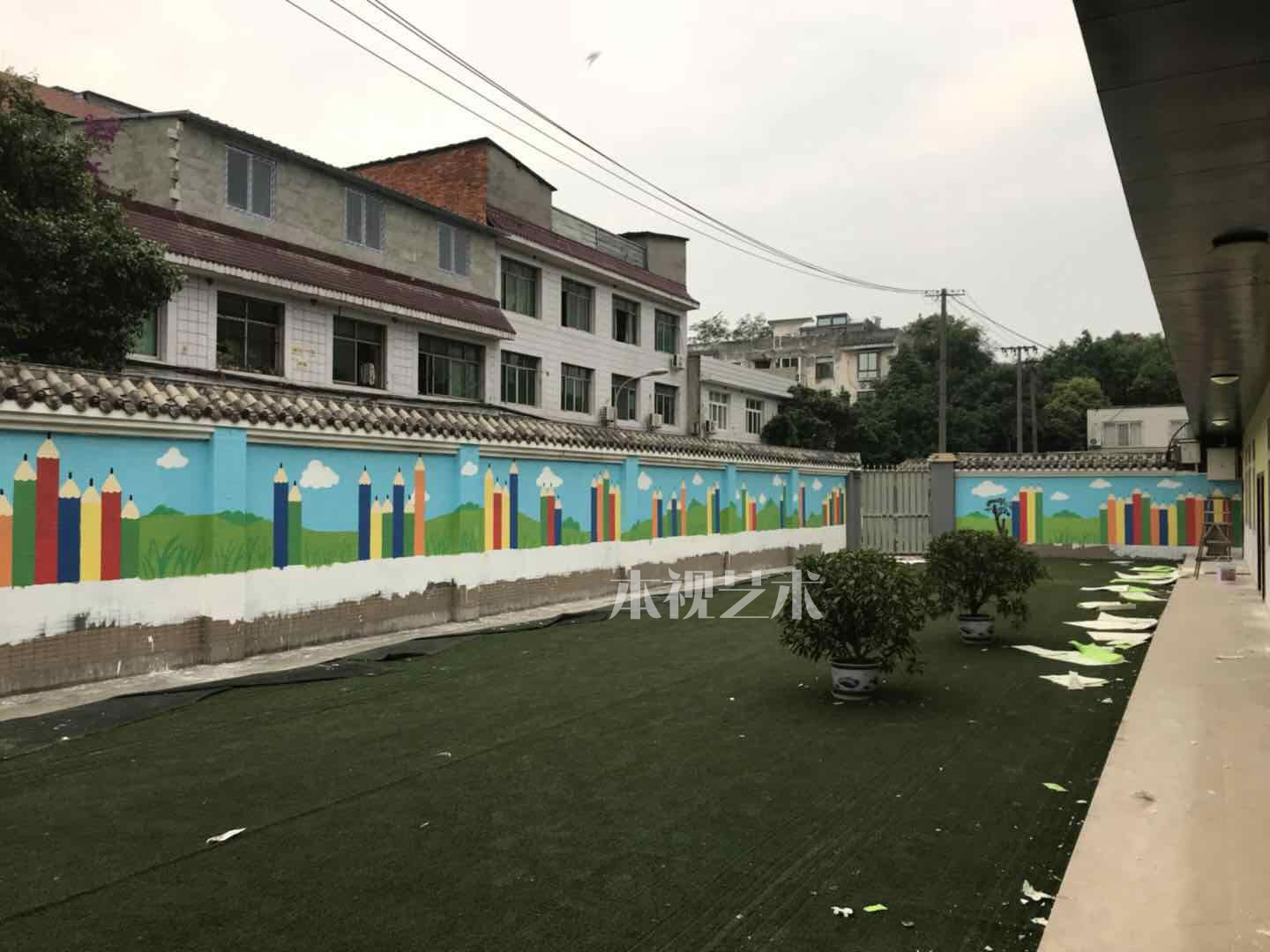 幼儿园内墙彩绘 成都墙绘墙画