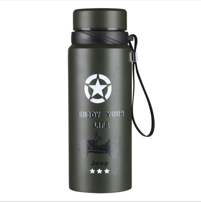 大容量750ml304不锈钢运动水壶