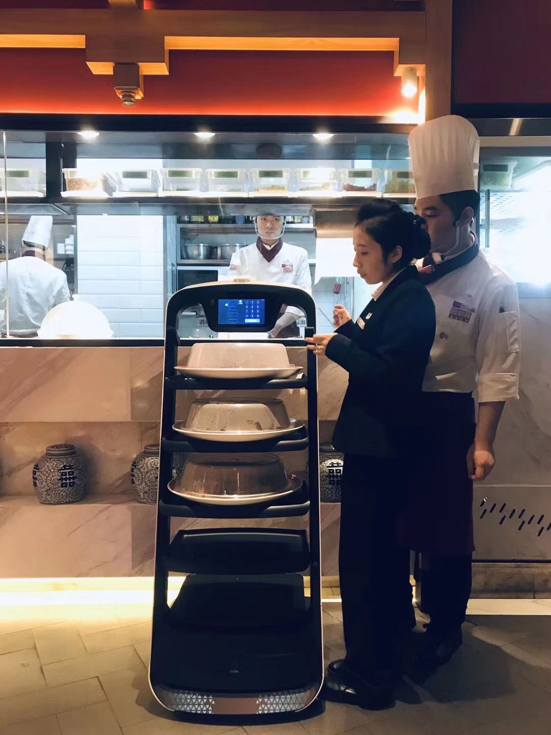 4K外卖送餐员外卖员实体餐厅取餐过程实拍视频特效素材-千库网