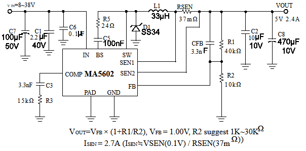 MA5602电路图
