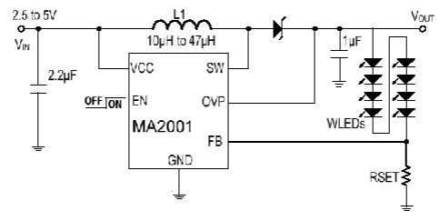 MA2001B電路圖