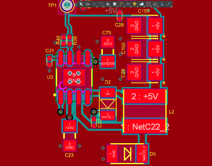 開關穩壓器的PCB布局示例