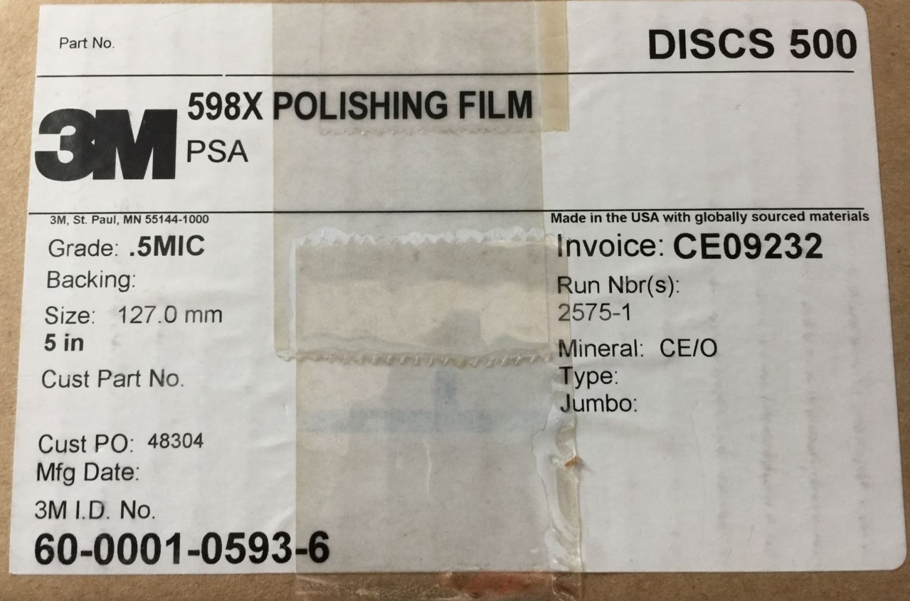 3M598X标贴