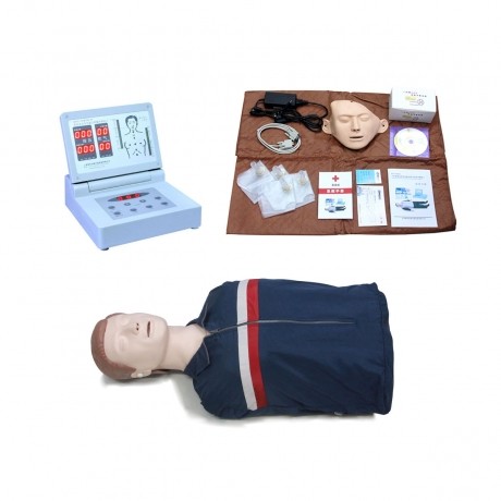 ZG-CPR260高级电子半身心肺复苏训练模拟人、心肺复苏模拟人