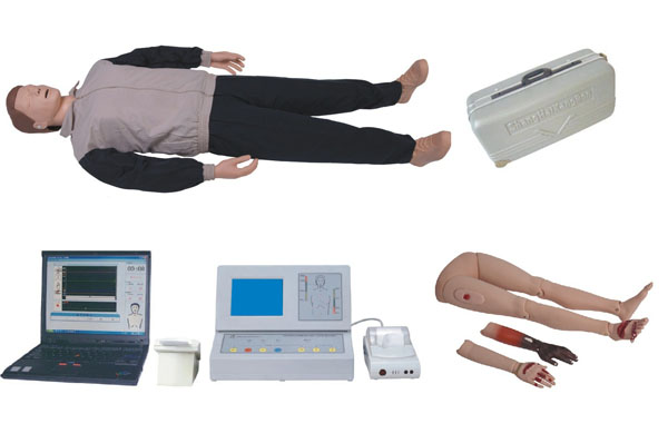 CPR500S-C大屏幕液晶彩显高级自动电脑心肺复苏模拟人-IC卡管理软件、心肺复苏模拟人价格低廉