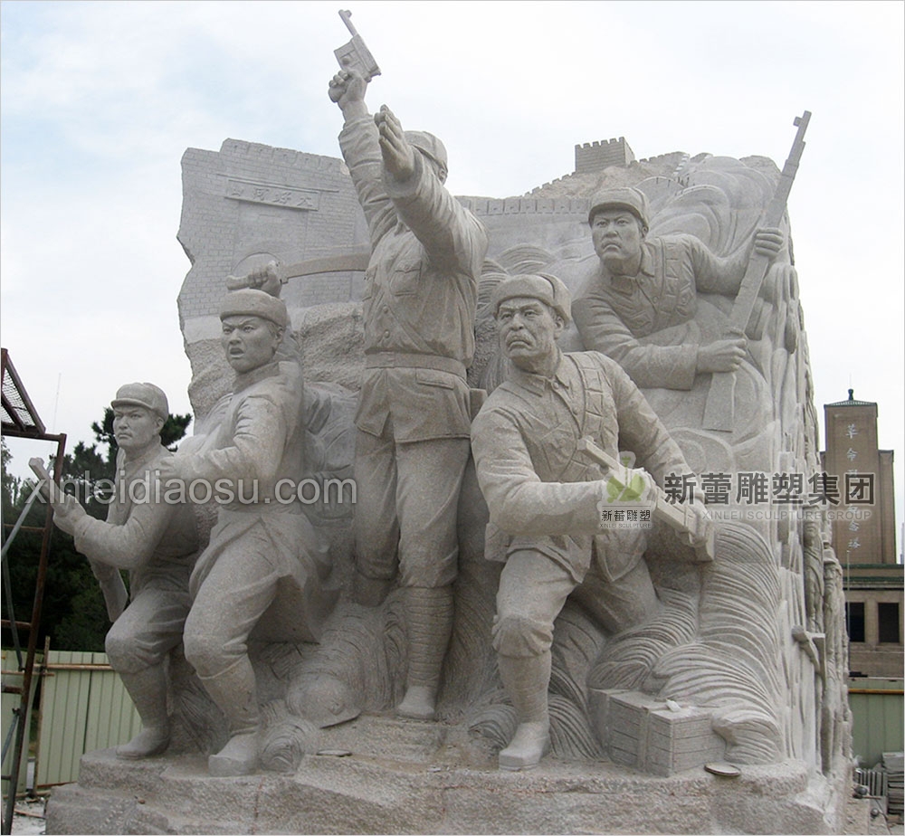 新蕾雕塑-张家口察哈尔革命纪念馆雕塑工程-104