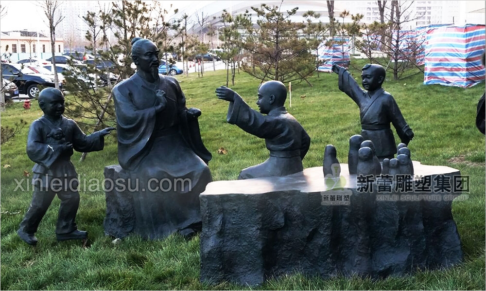 新蕾雕塑-山东滨州博物馆-铜雕工程-104
