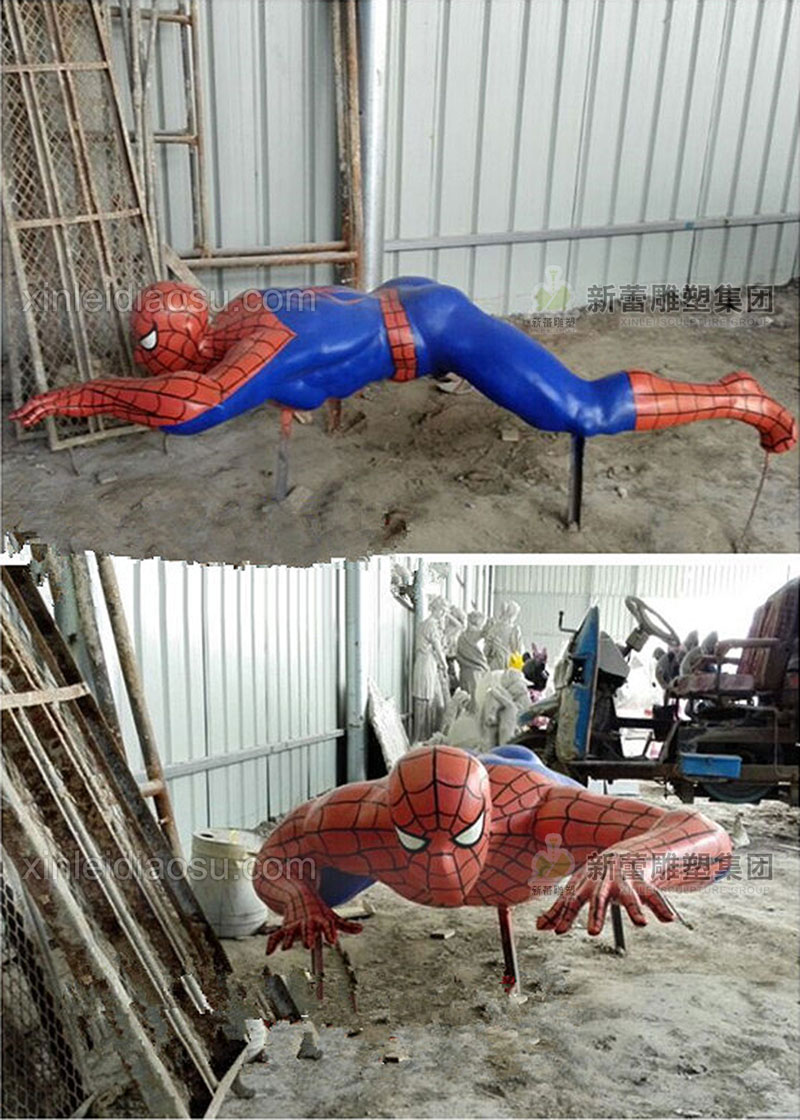 蜘蛛侠-玻璃钢雕塑
