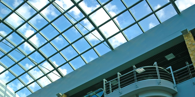 天顶玻璃,采光顶玻璃,穹顶玻璃,顶棚玻璃隔热,降温,节能方法