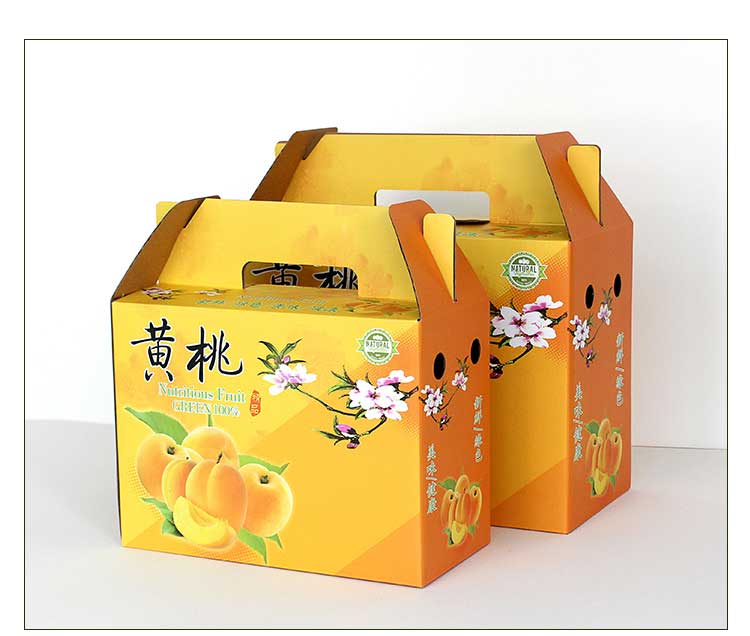 黃桃禮盒包裝詳情3