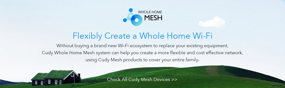 AC1200 Dual-Band Whole-Home Wi-Fi-Mesh-System