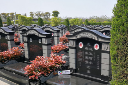 上海宝山仙乐息园墓地风水图