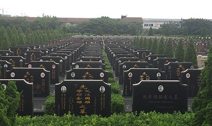 上海嘉定白鹤憩园墓地风水图