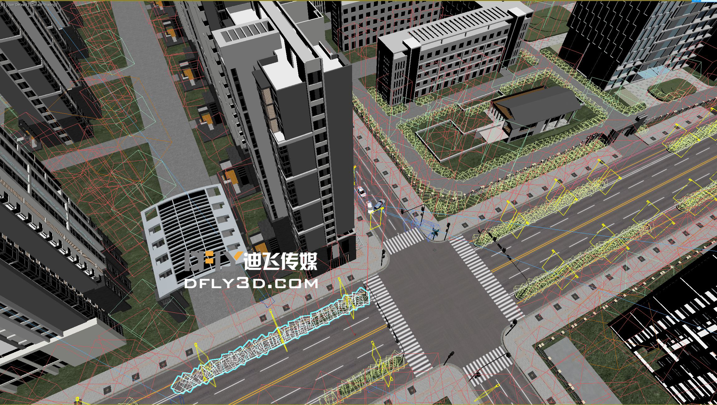 格林菲尔三维可视化city01