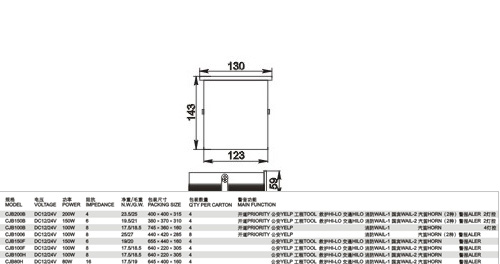 CJB200B200W-2