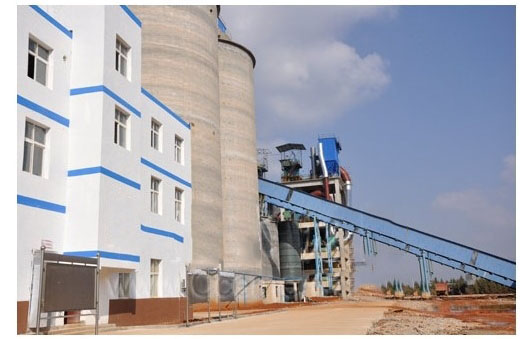 云南红河天宝水泥2500td生产线投产