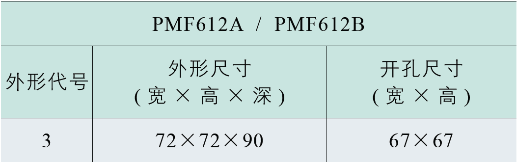 PMF612A-PMF612B单相网络电量测控仪2