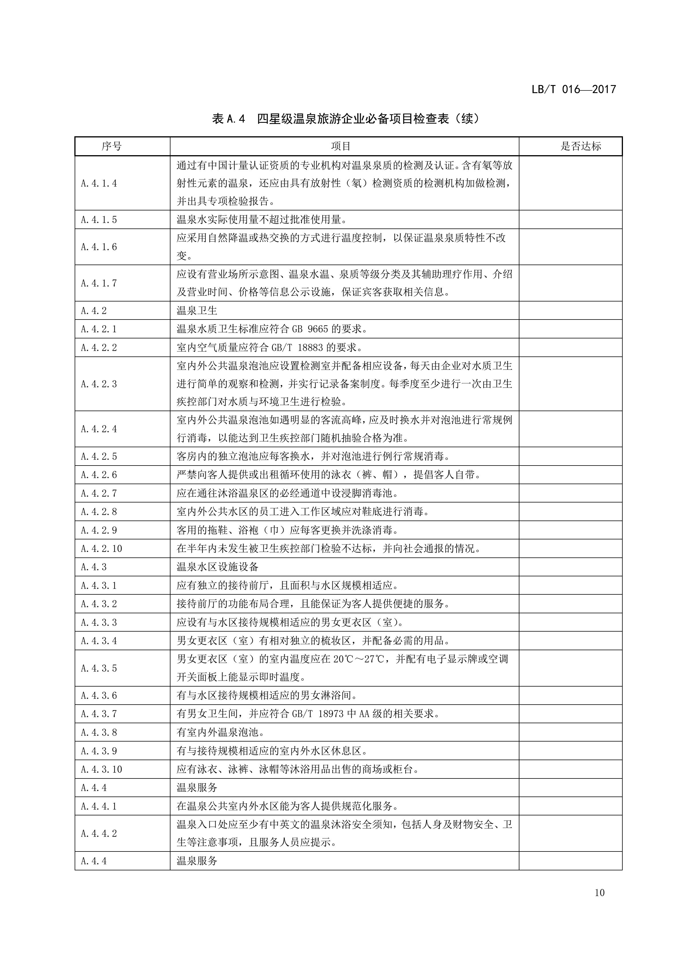 温泉旅游企业星级划分与评定-2017年最新_12