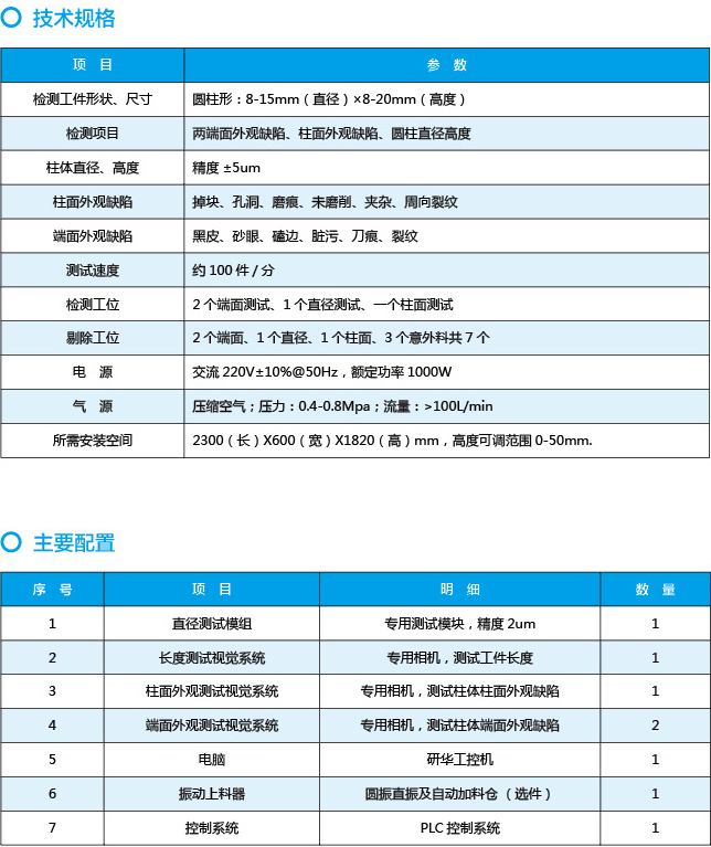 柱体工件外观及尺寸自动检测仪-2