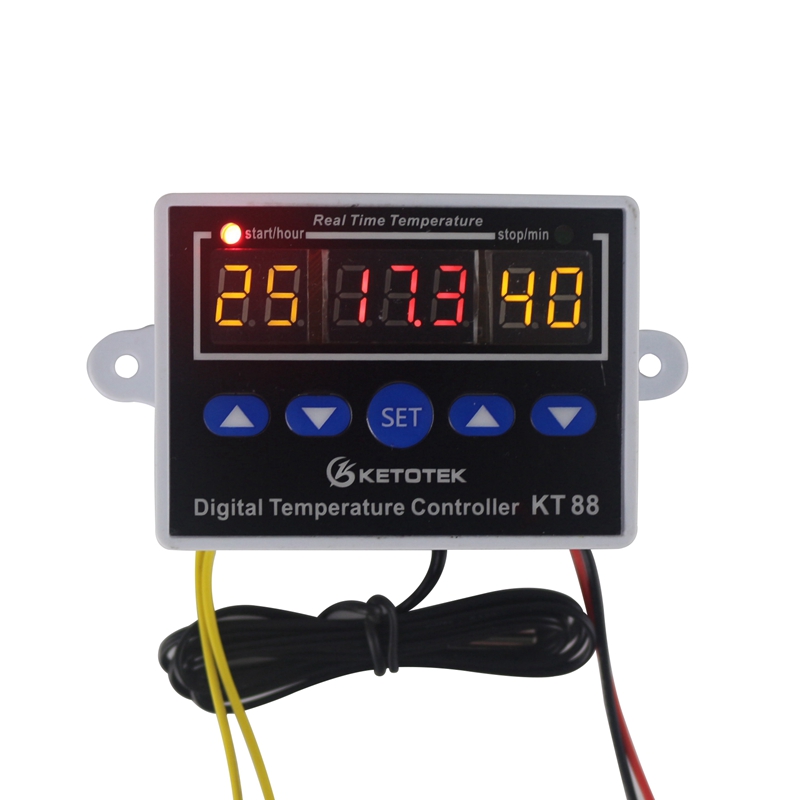 W1088 Dual LED Digital Temperature Sensor Meter Controller Thermostat 12V  Aquarium Incubator Thermoregulator – Ktechnics Systems