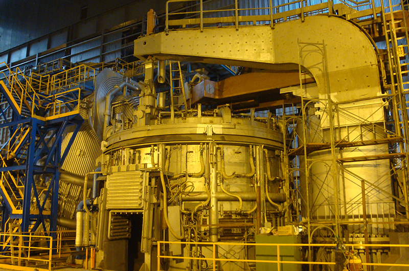 台湾东和钢铁桃园厂120吨电弧炉炼钢工程