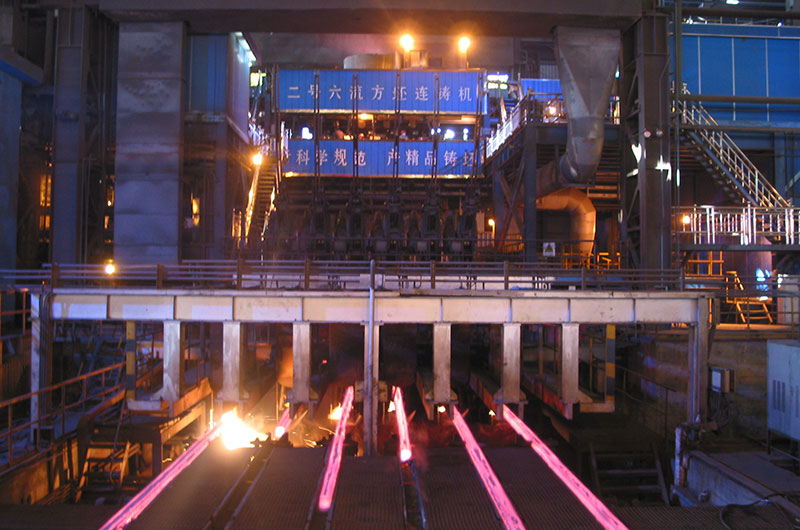 马钢第三炼钢厂新建方坯连铸机工程