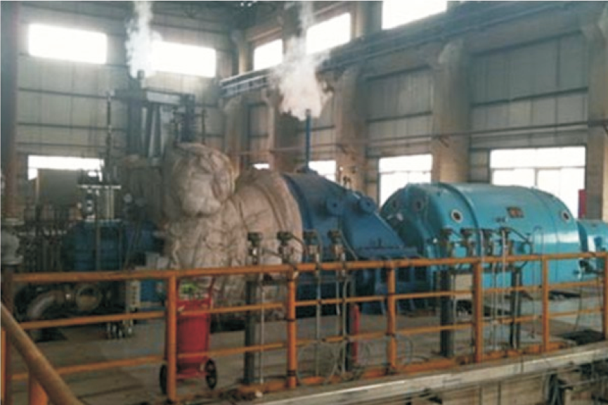 馬鋼股份第一能源總廠三廠區低壓蒸汽發電工程，全國第一套投產的飽和蒸汽發電機組