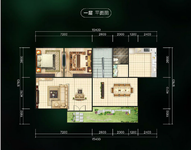 轻钢房屋设计效果图