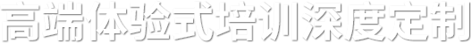 高端体验式培训深度定制