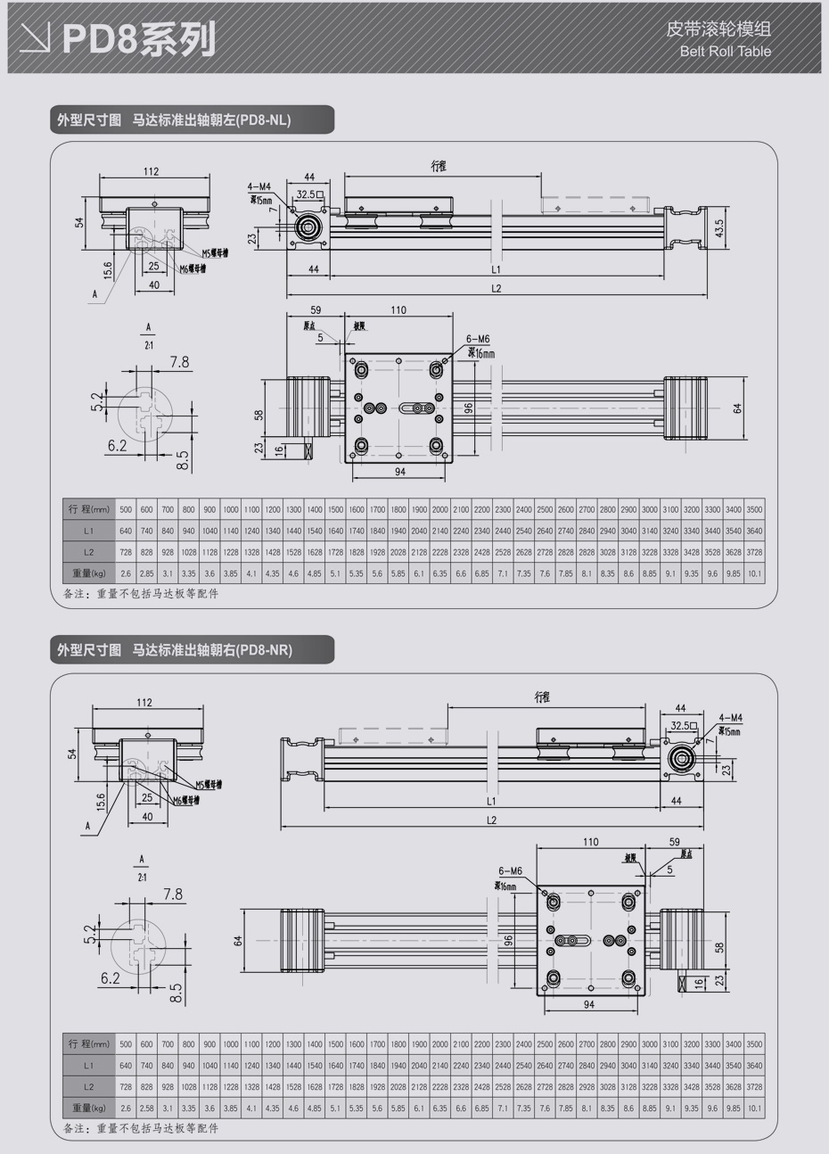 PD8皮带滚轮模组5
