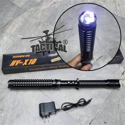 กระบองไฟฉาย ช็อตไฟฟ้าได้ Multipurpose Flashlight HY-X10 - BB TACTICAL ...