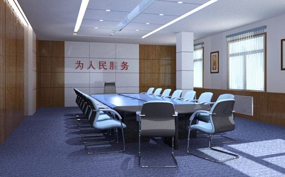 涇陽辦公室空間裝飾工程4
