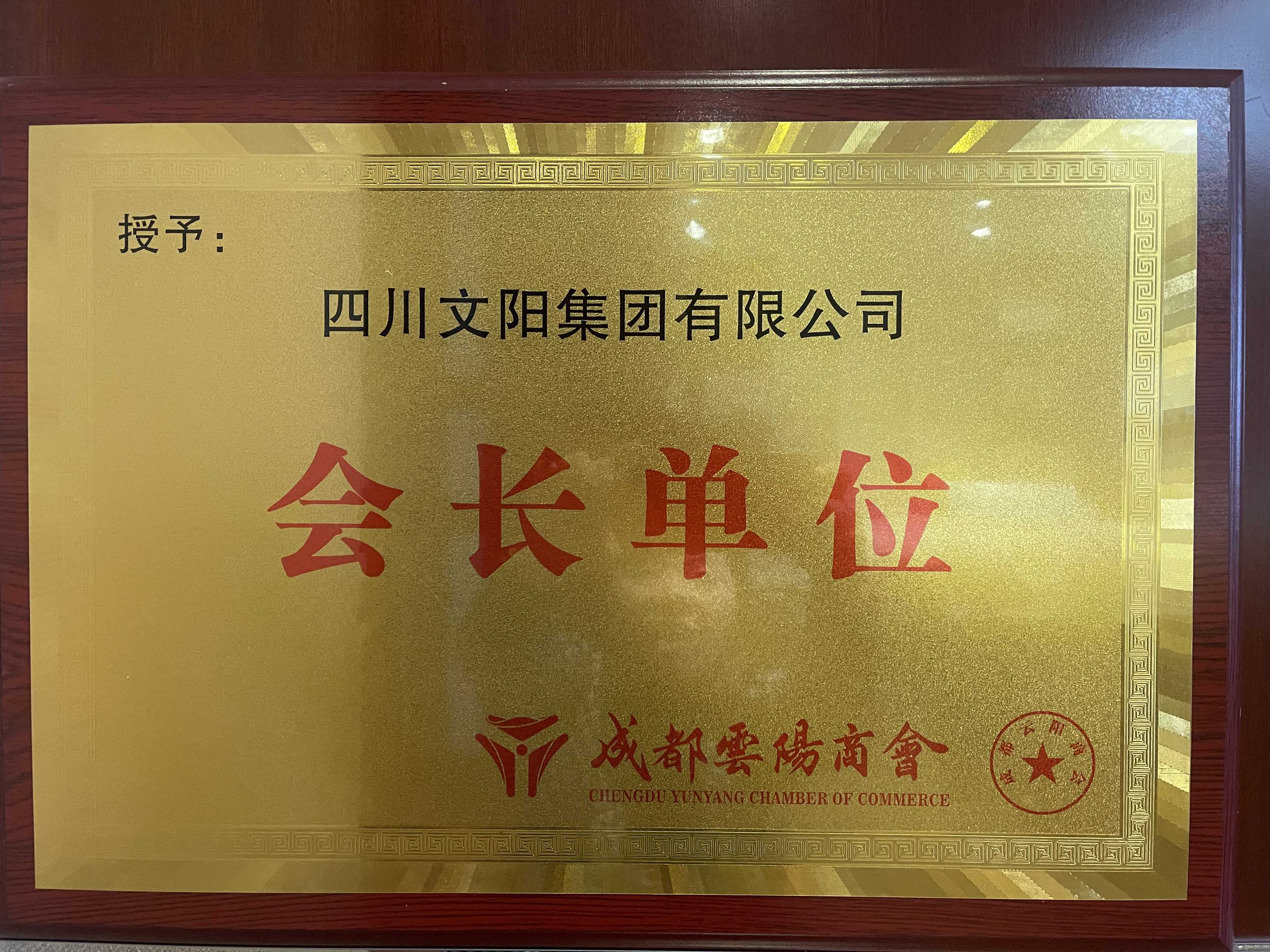 成都云阳商会会长单位