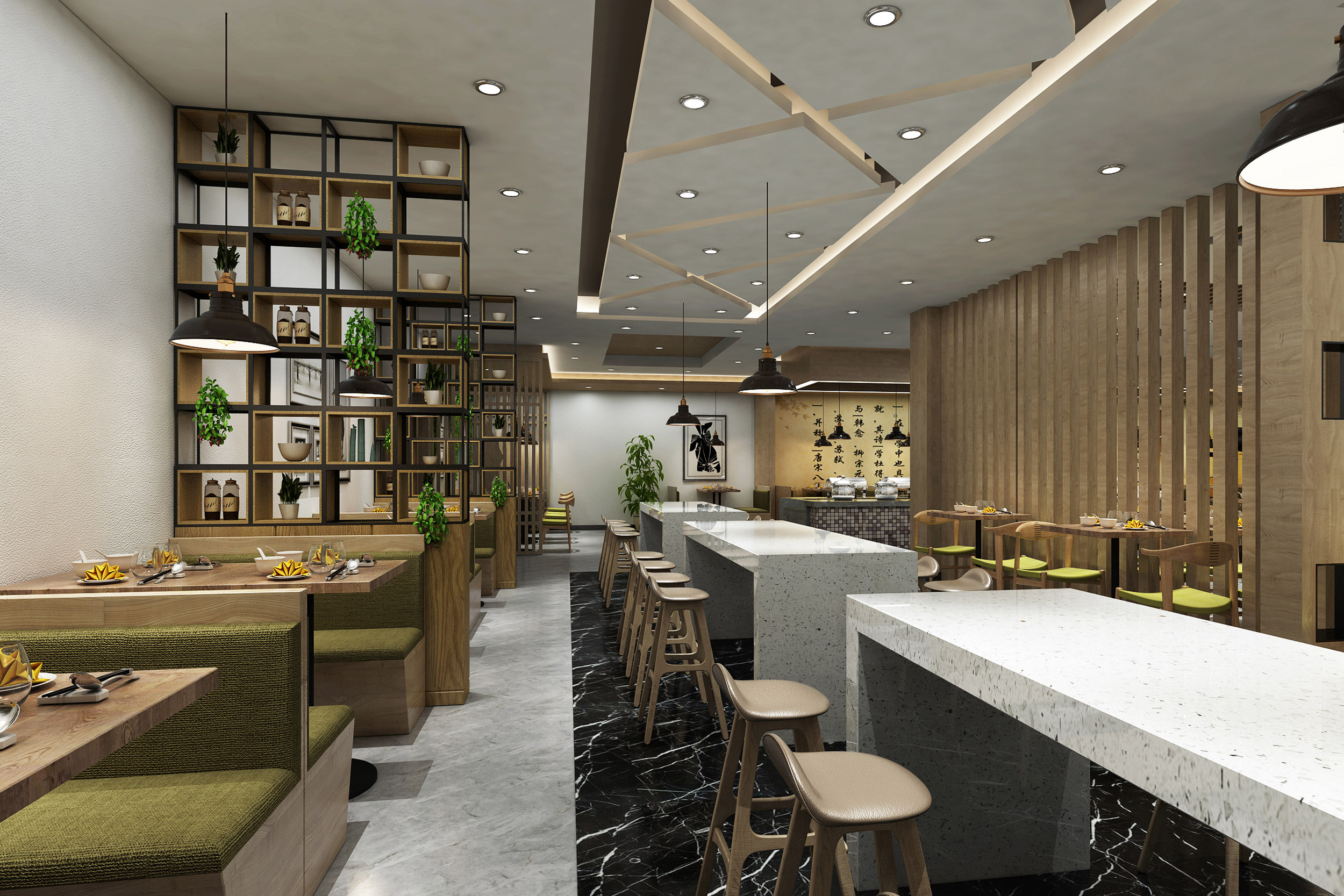 享当当——江西高速公路连锁餐厅整体空间设计