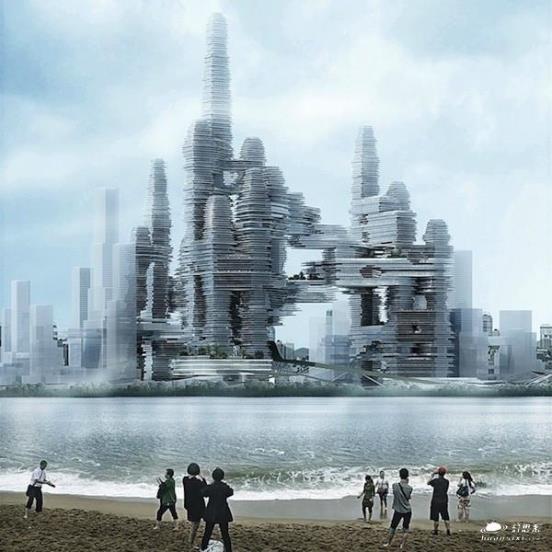 超具科幻感的未来城市