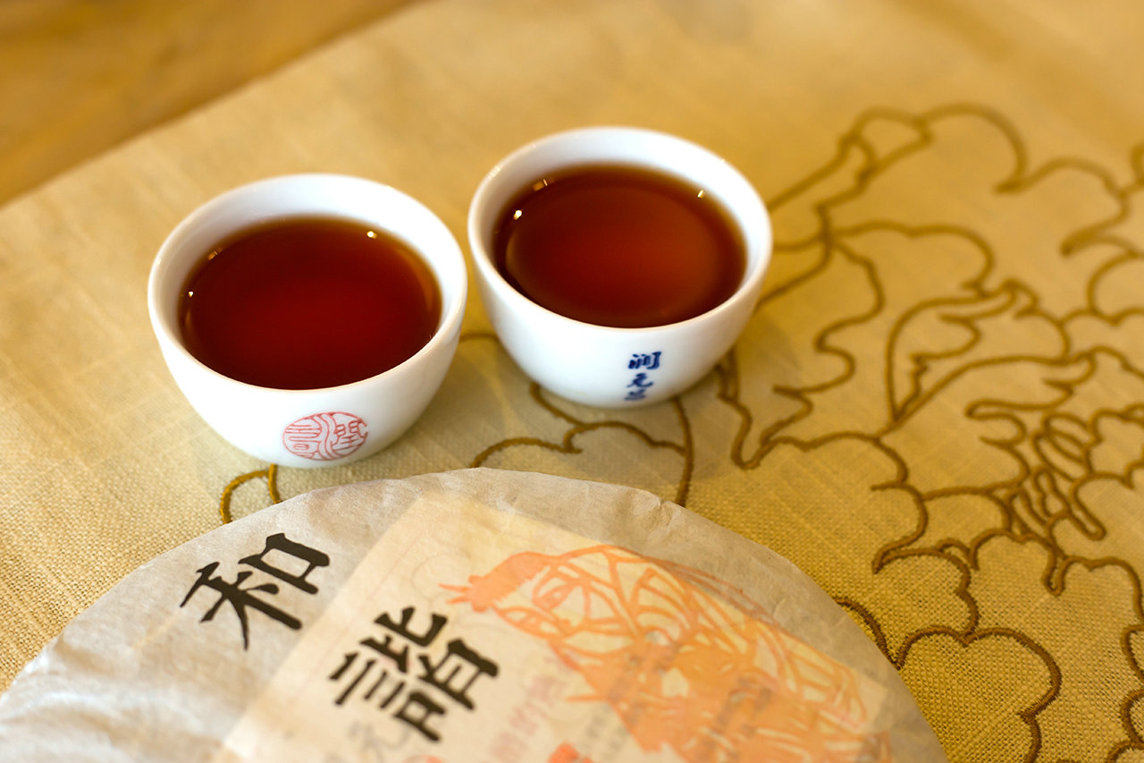 润元昌普洱茶和谐茶汤2