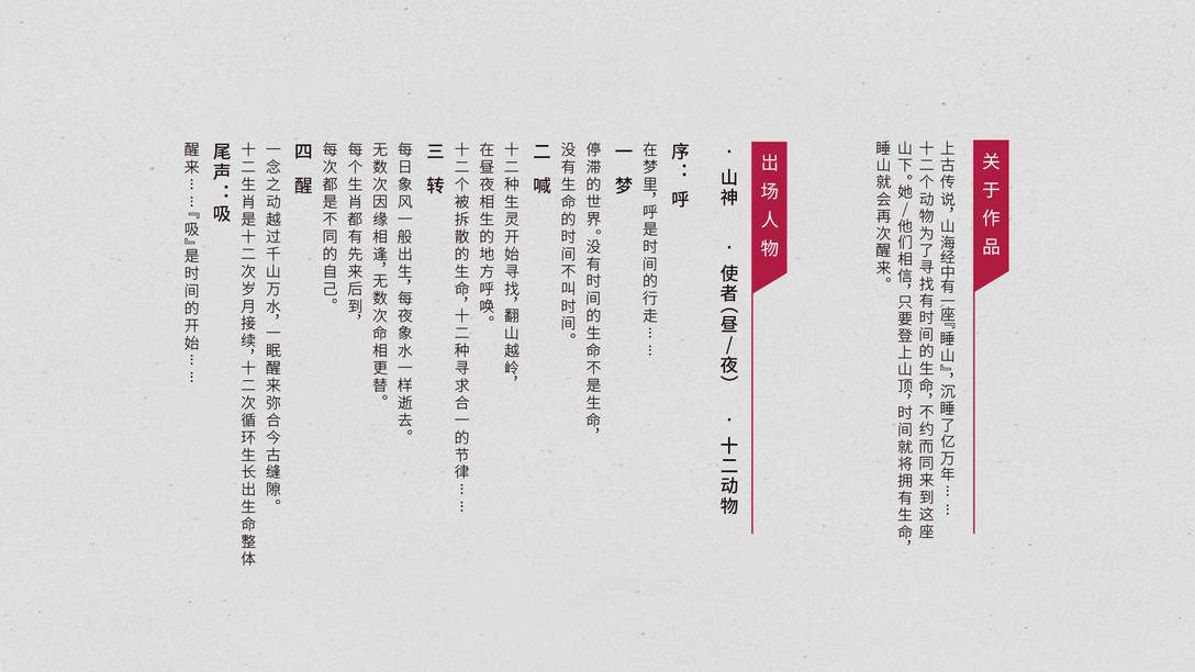 上海鹿马广告案例_现代舞剧《十二生肖》系列海报设计2