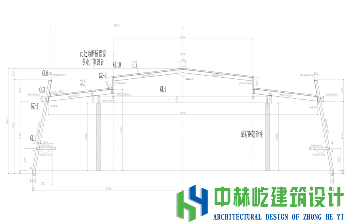 报告厅钢结构方案3