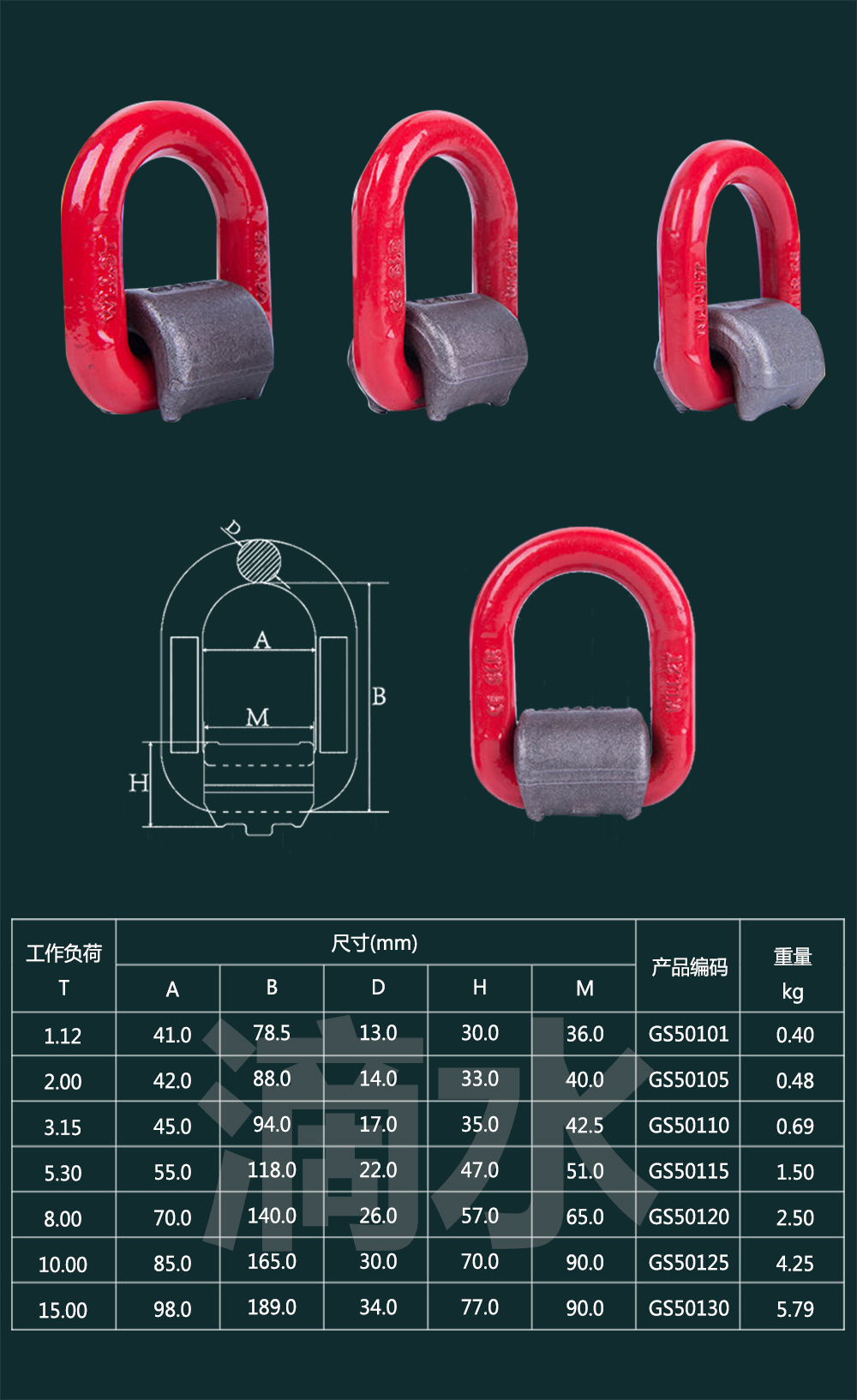 焊接D型环