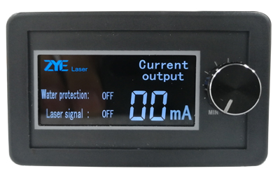 Laser-current-meter-display