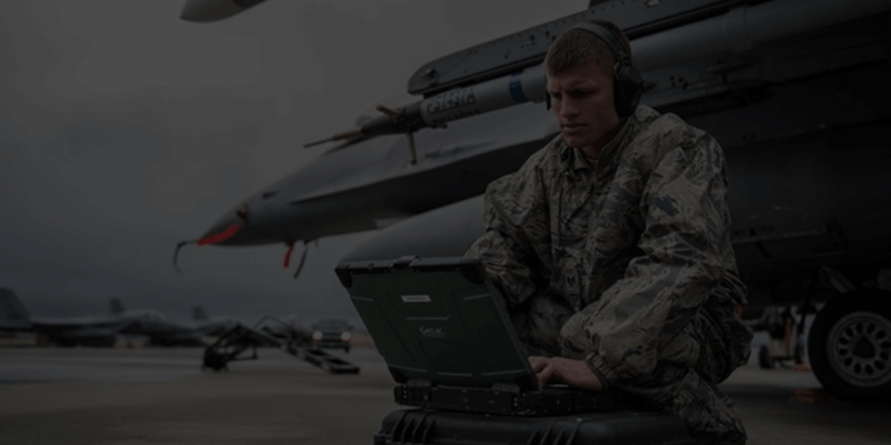 GETAC  军用笔记本电脑 数字化武器战场应用方案 