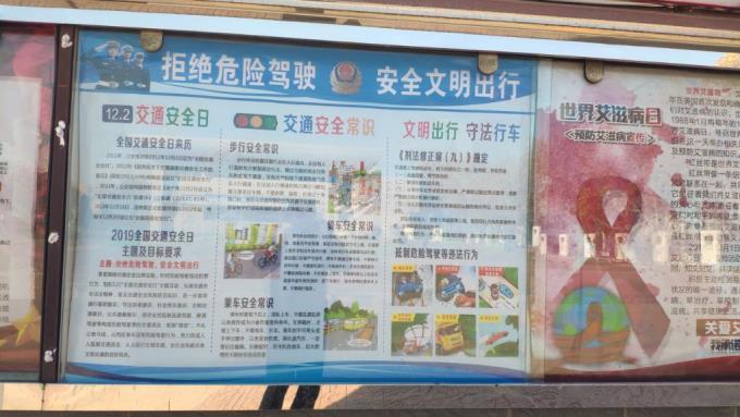 交通安全宣传橱窗