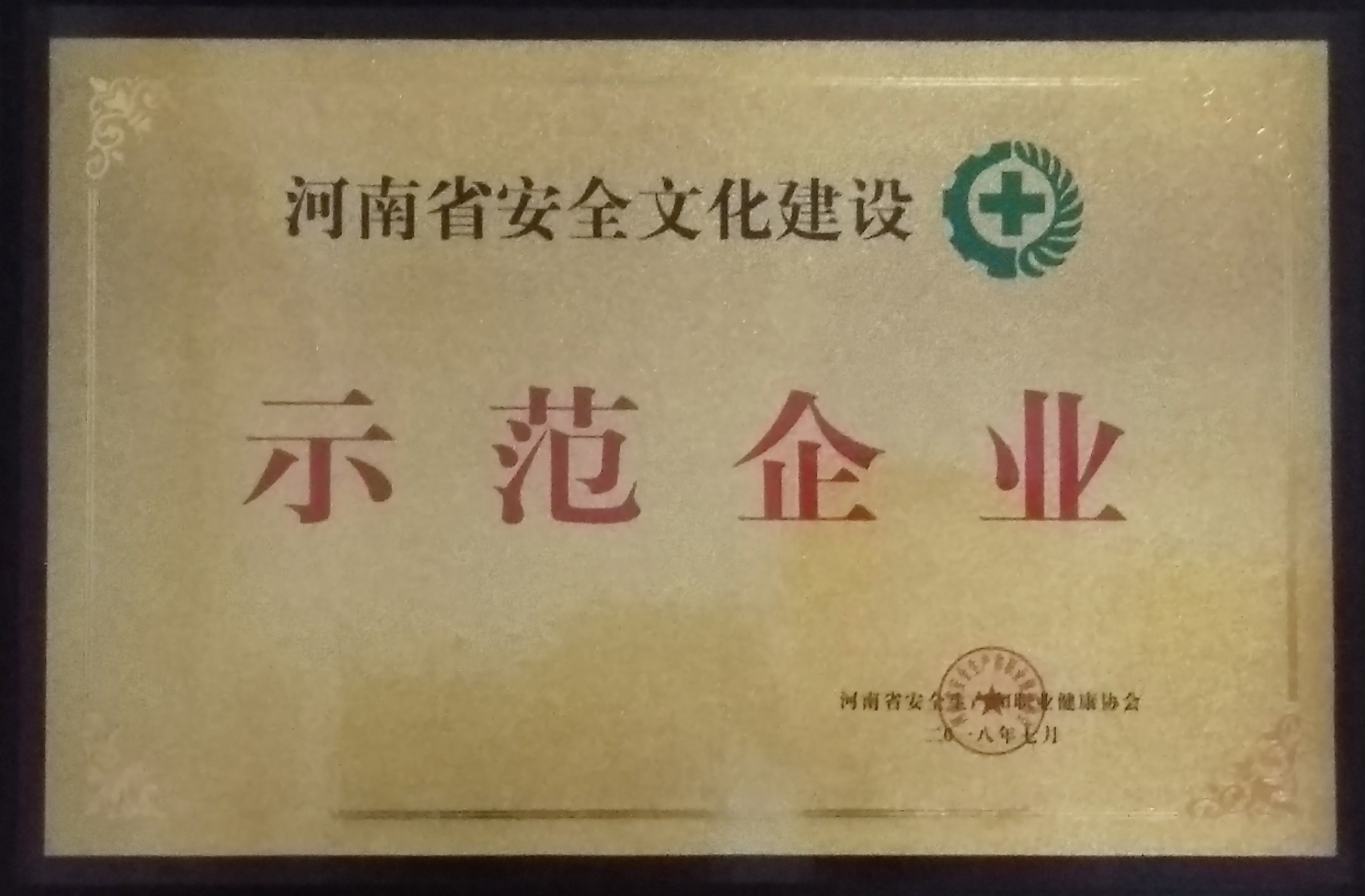 河南省安全文化建设示范企业