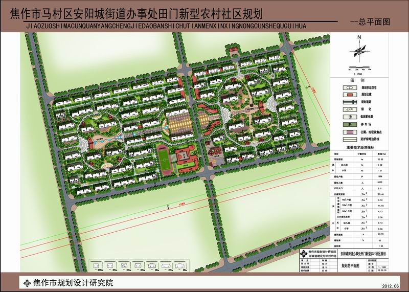 田门社区-总平面图